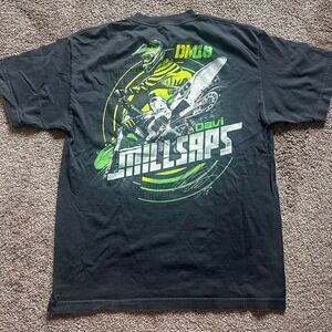 Motocross T-Shirt Davi Millsaps DM18 Graphic Print‎ Short Sleeve Size Medium